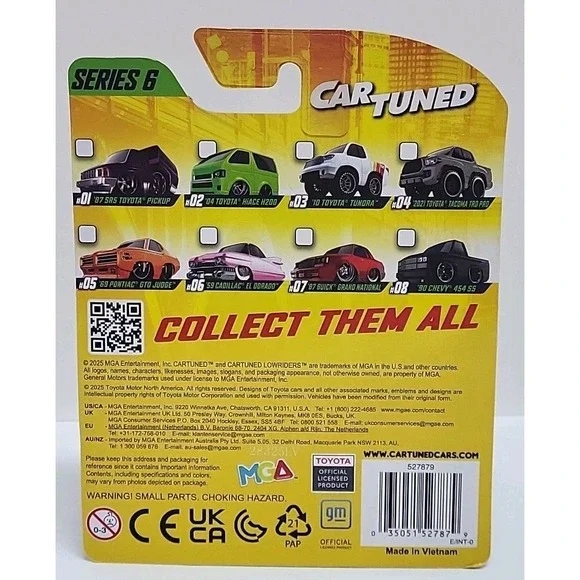 NEW 2025 Car Tuned Series 6 #03 White '10 Toyota Tundra Pickup 4x4 Series 6 Toy - Picture 3 of 6